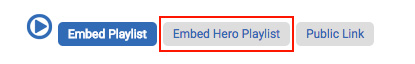 Hero Playlist Tab